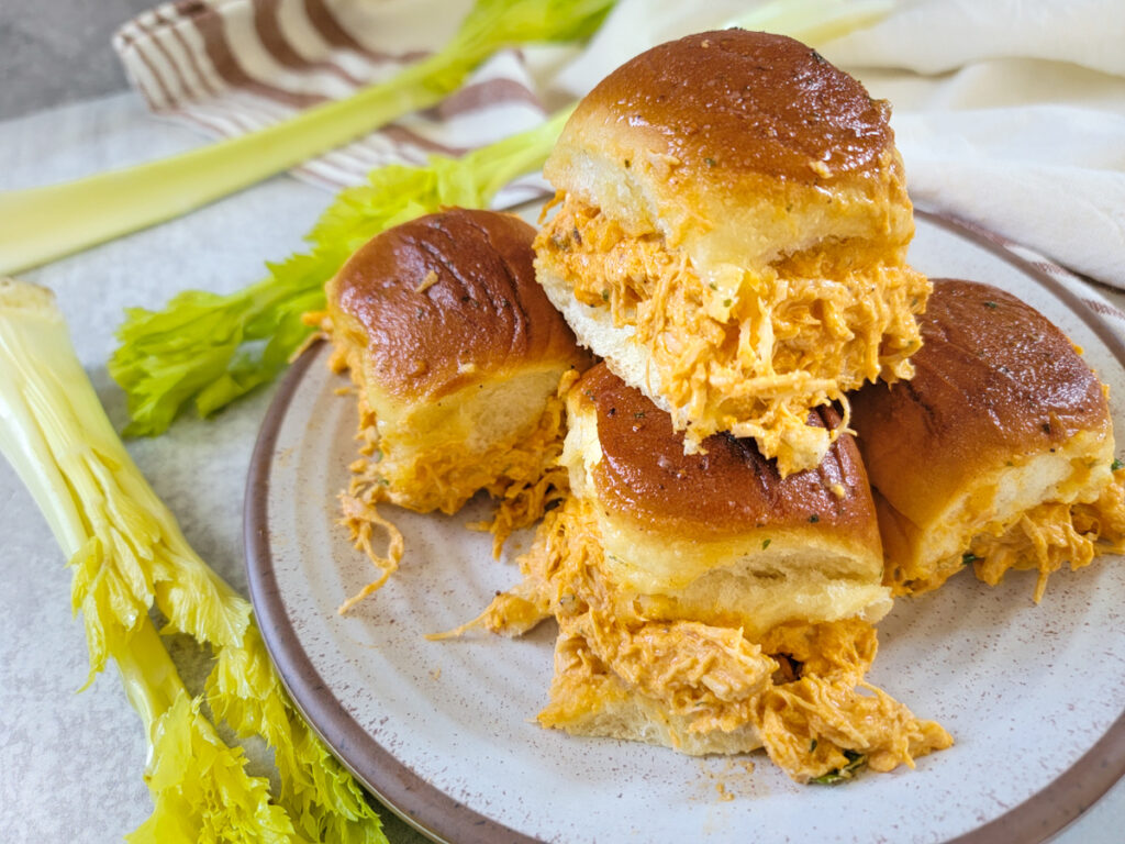 Buffalo Chicken sliders