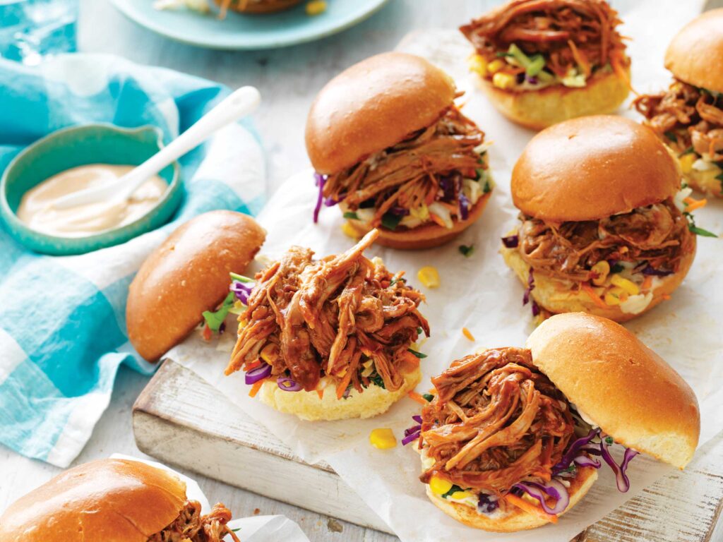 Pulled pork sliders