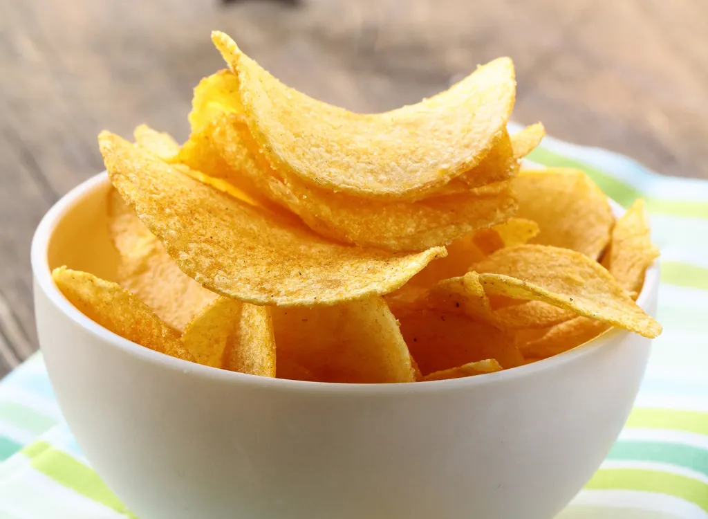 Potato chips: low sodium game day food