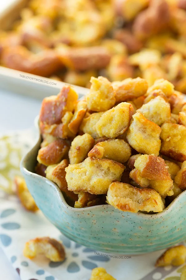 Mustard Pretzel Nuggets: GOOD FOOD FOR GAME DAY