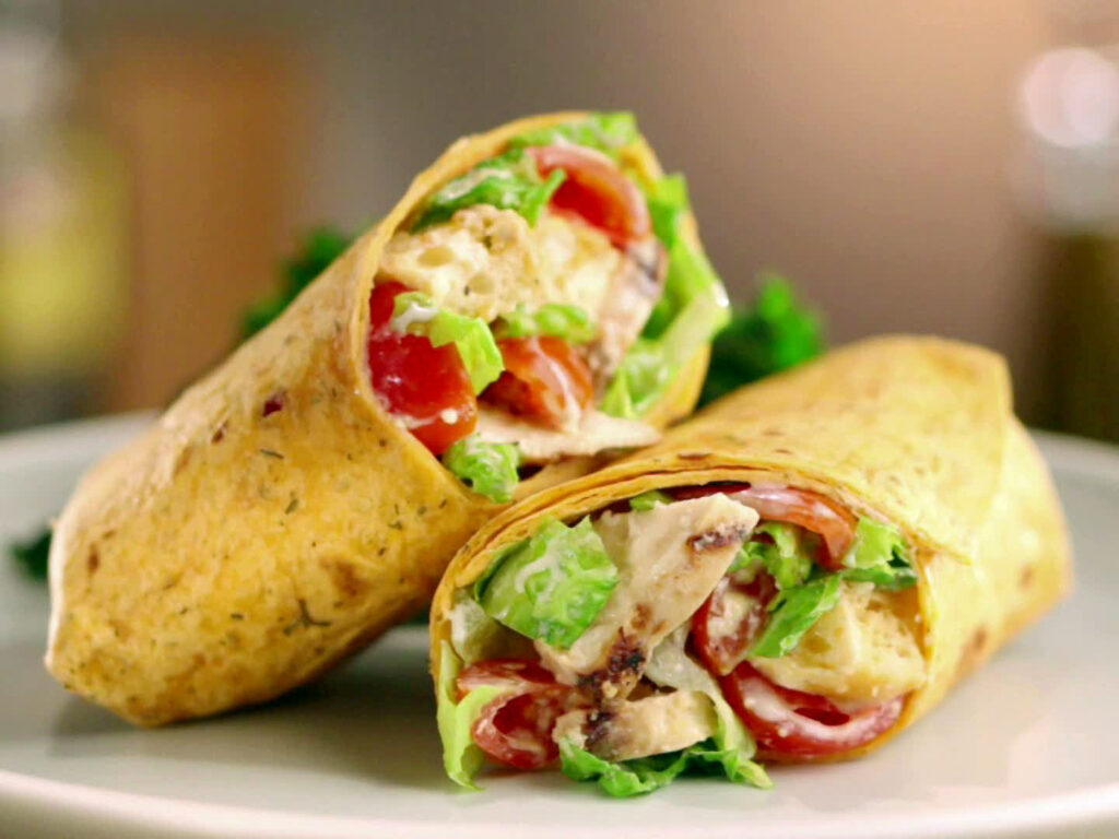 Grilled Chicken Wraps