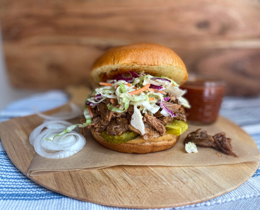 Pulled pork sandwiches,