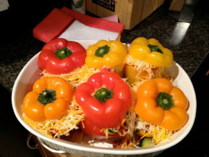 Stuffed Peppers Gridiron Style