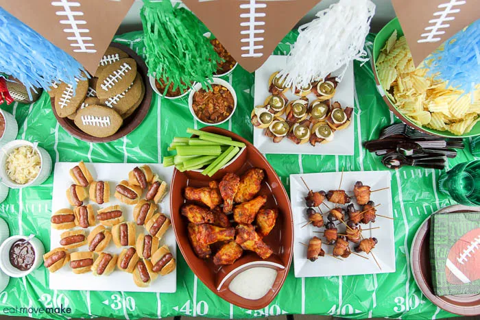 Presentation and Serving Ideas for game day