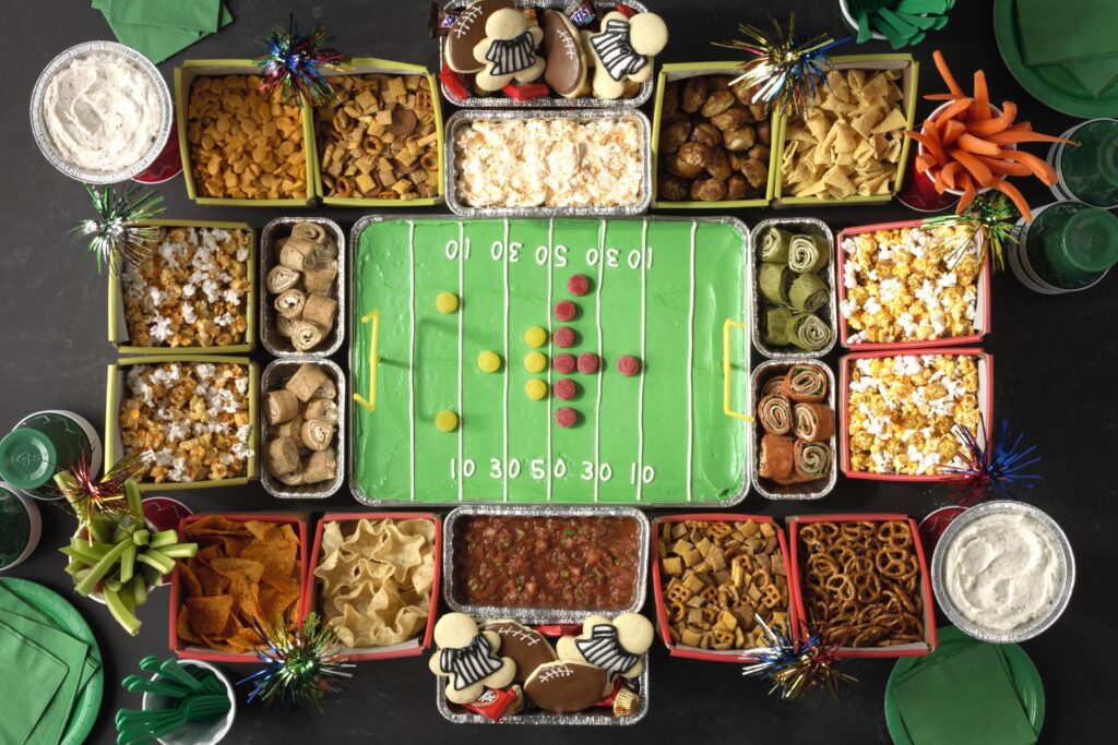 Setting Up a Self-Serve Buffet  for game day