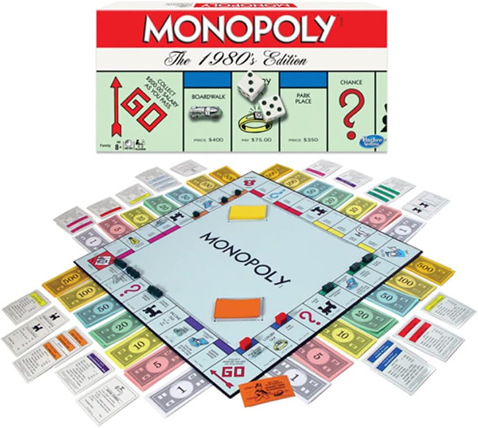 Popular Board Games  for Game Nights: monopoly board game