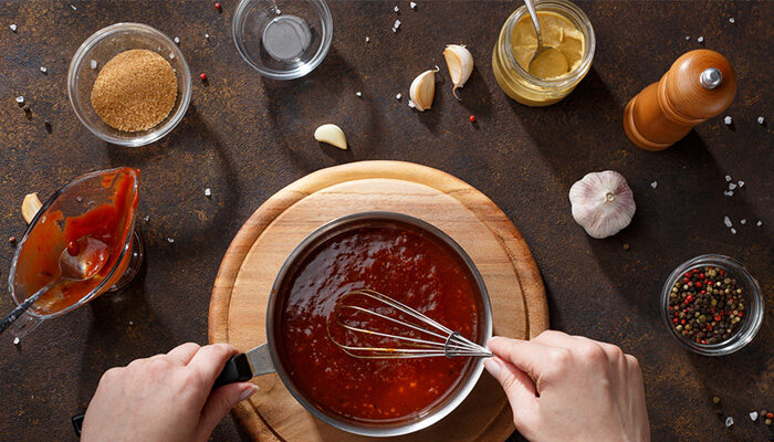 Making the BBQ Sauce