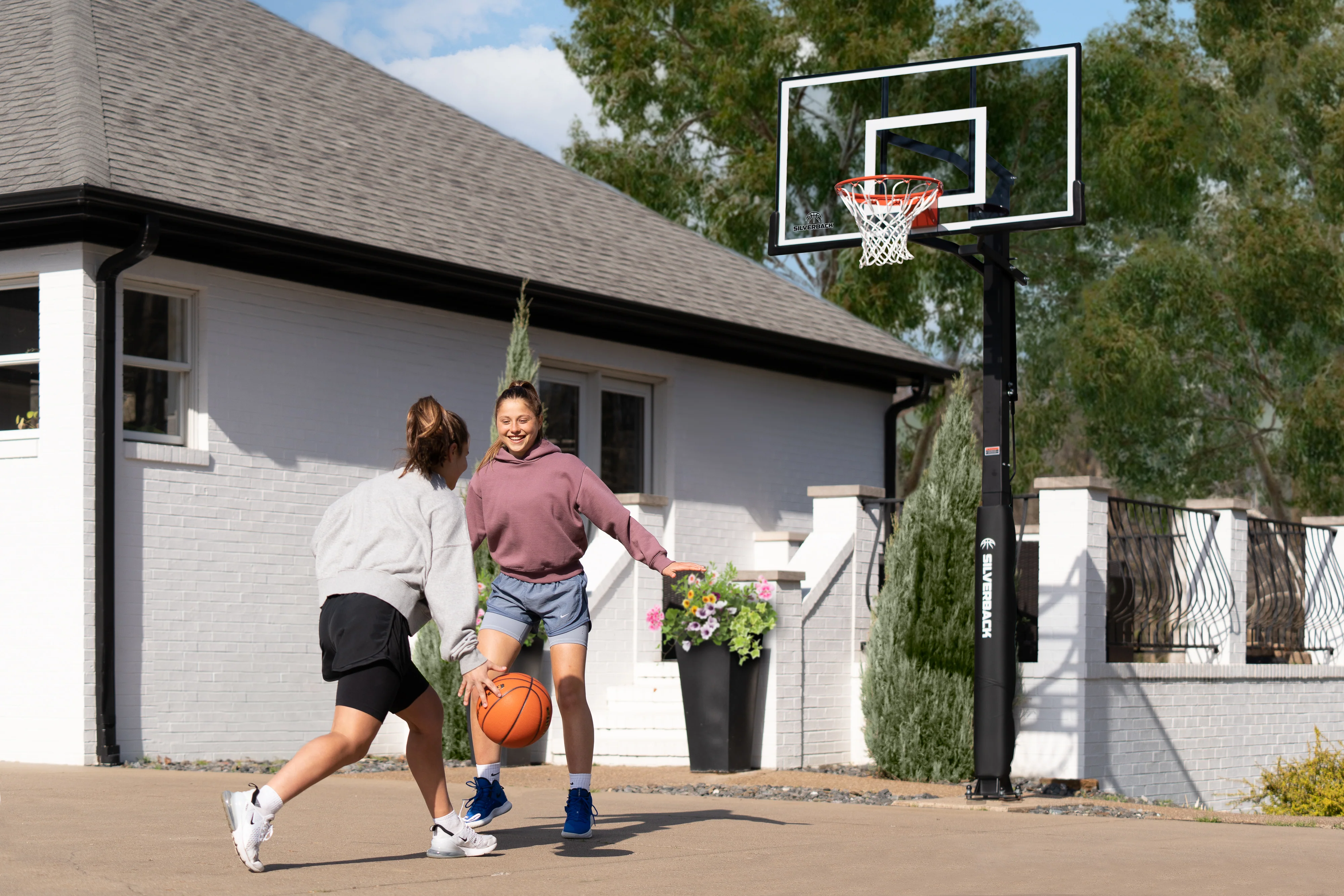 Set up a mini basketball hoop and organize a free throw contest.