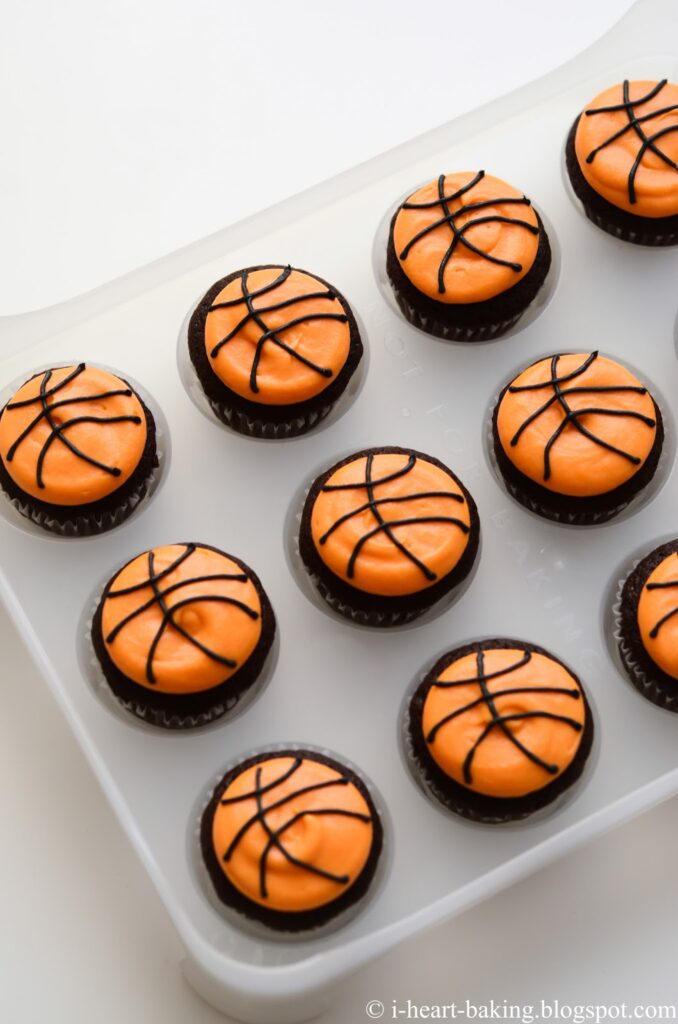 Cupcakes baskteball design