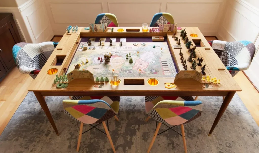 Board Game Tables arrangement 