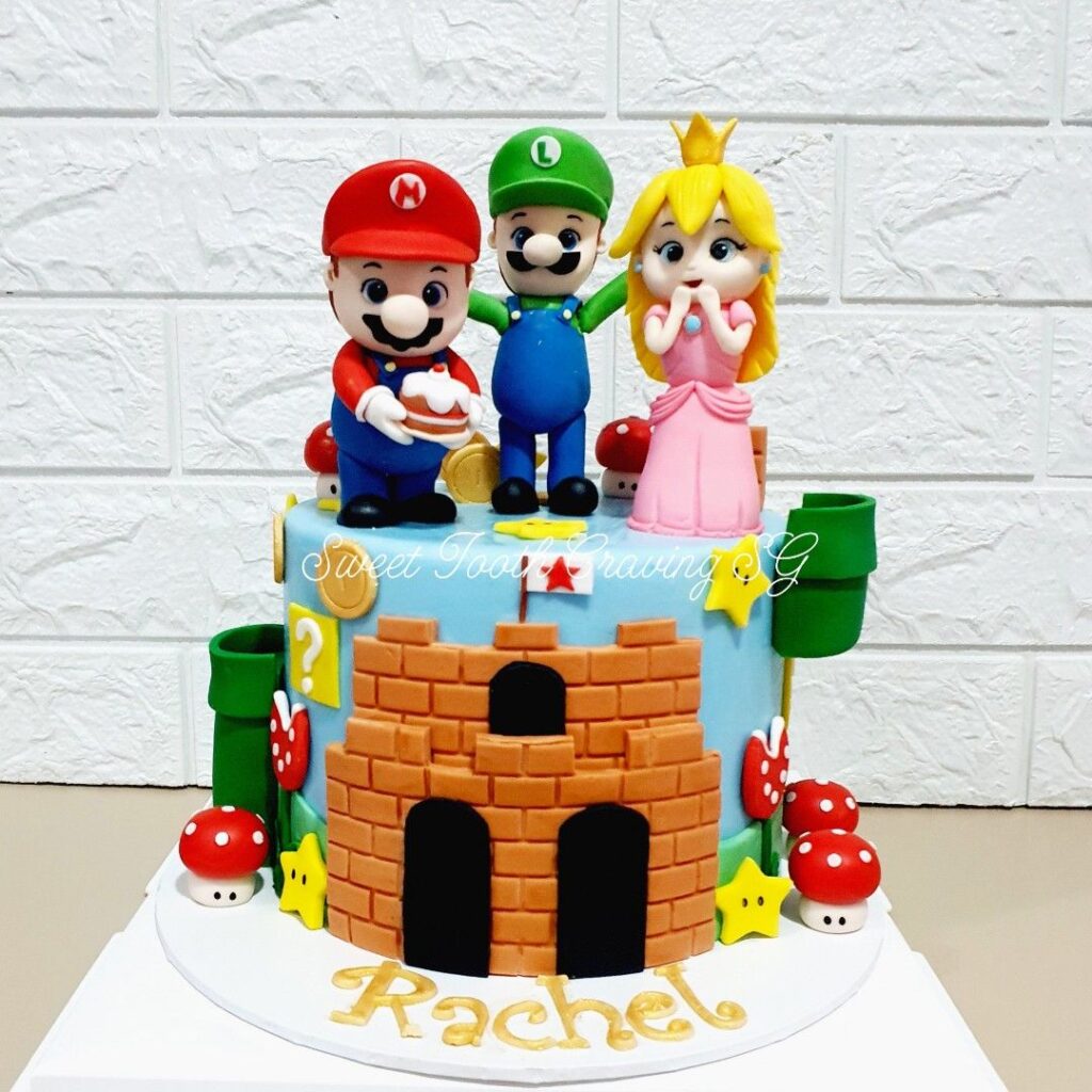 Themed Birthday Cake of Game Characters