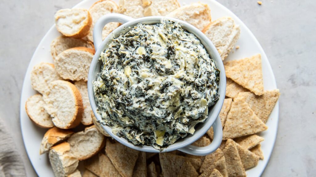 Crockpot Spinach and Artichoke Dip