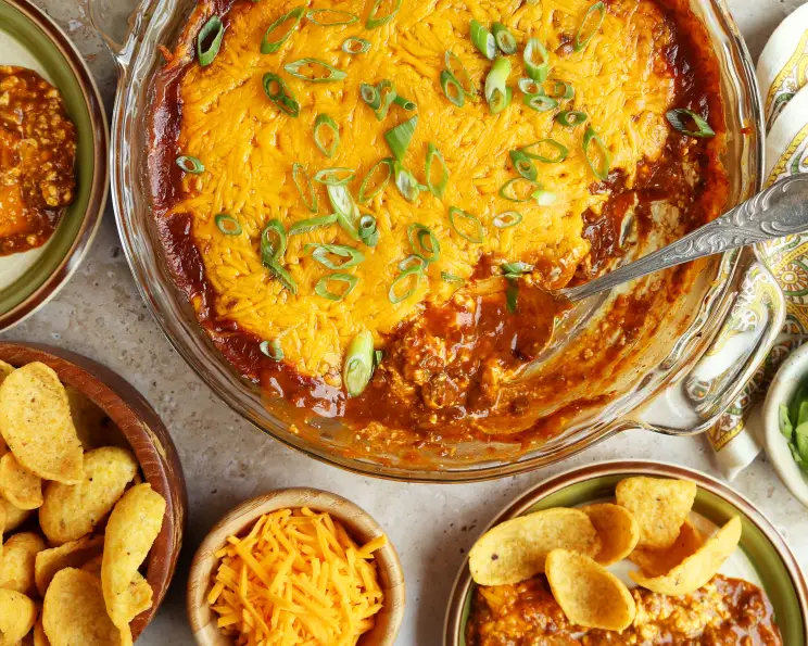 GAME DAY FINGER FOOD RECIPES Hormel Chili Dip