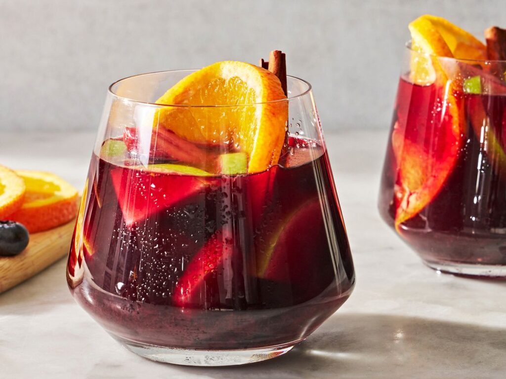 Food ideas for football game day Sangria