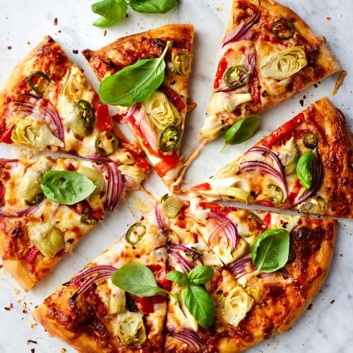 Food ideas for football game day Pizza