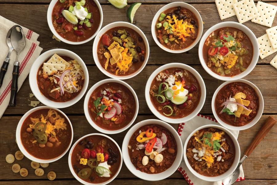 Hearty Chili Bowls