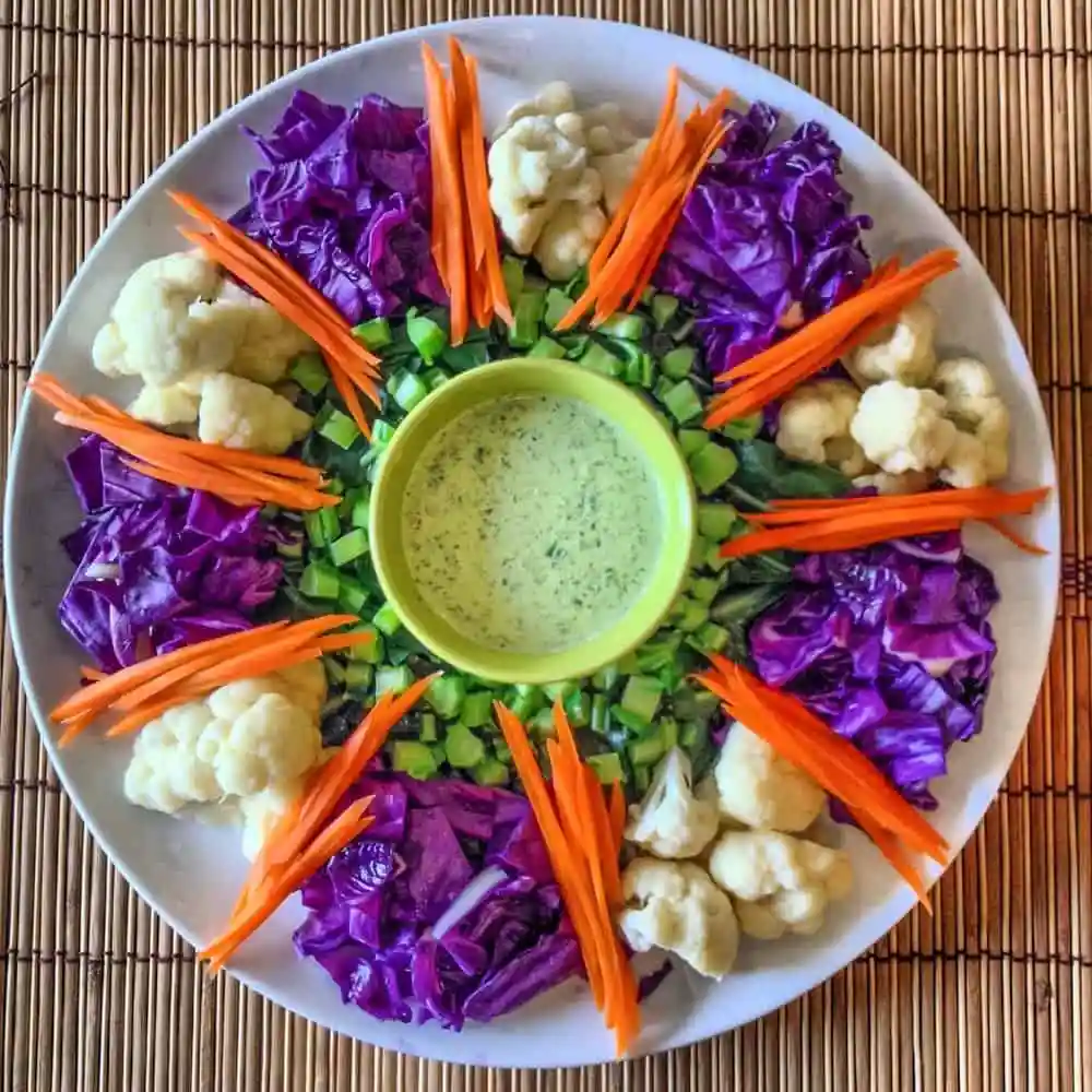 Team Color Veggie Platter