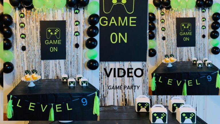 DIY Decorations for a Gaming-Themed Party