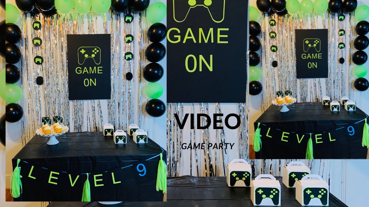 Themed Centerpieces Modern Video Games for DIY Decorations for DIY decorations for a gaming-themed party